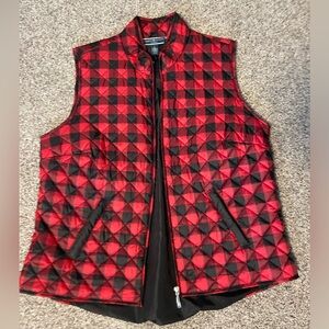 Women’s Plaid Puffer Vest